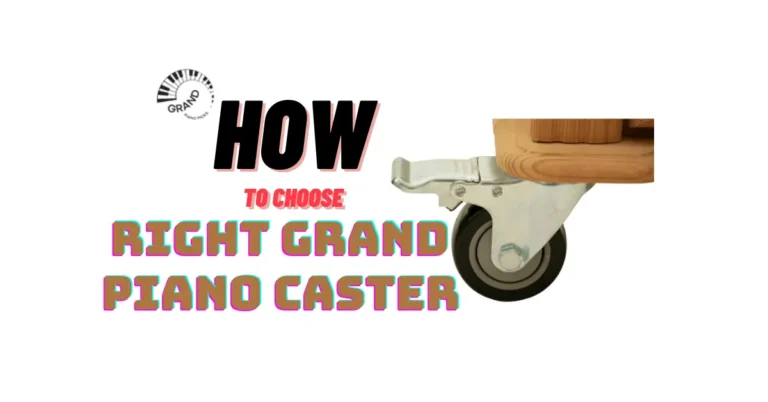 image of piano caster