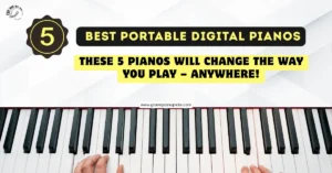 Top 5 portable digital pianos with weighted keys – expert picks with customer reviews, showcasing portability, rich sound, and realistic key action.
