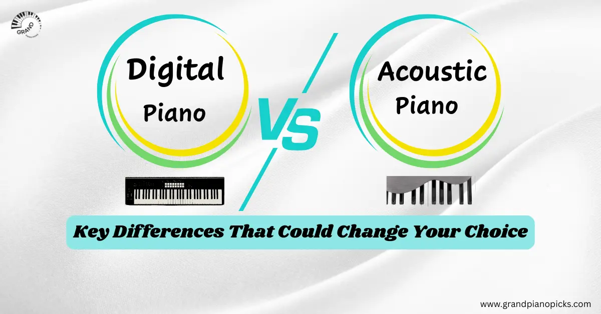 Digital Piano vs Acoustic Piano KEY DIFFERENCES
